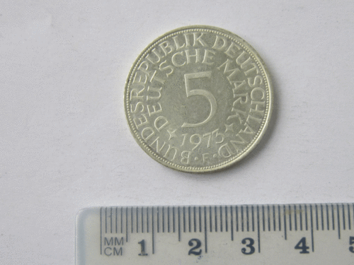 Konvolut, 2 Münzen Silberadler 1973 F