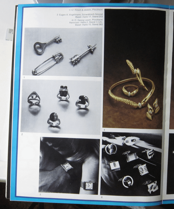 Goldschmiedezeitung, European Jeweler 4-1976