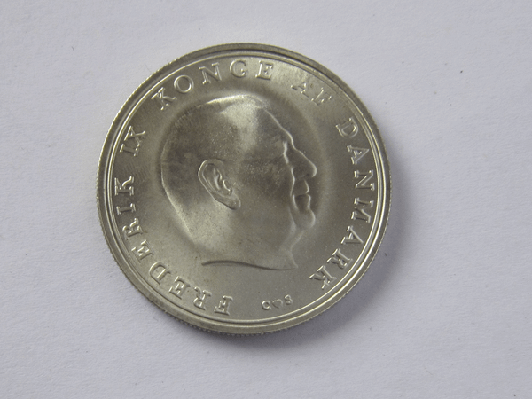 Silbermünze 10 Kroner 1968, Benedikte