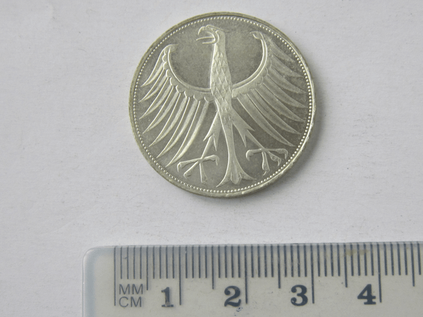 Konvolut, 2 Münzen Silberadler 1974 G