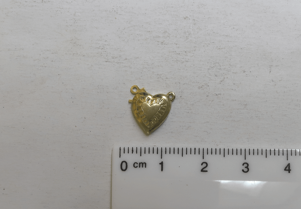 Hübsche Gold-Schließe  GG 585, Herz