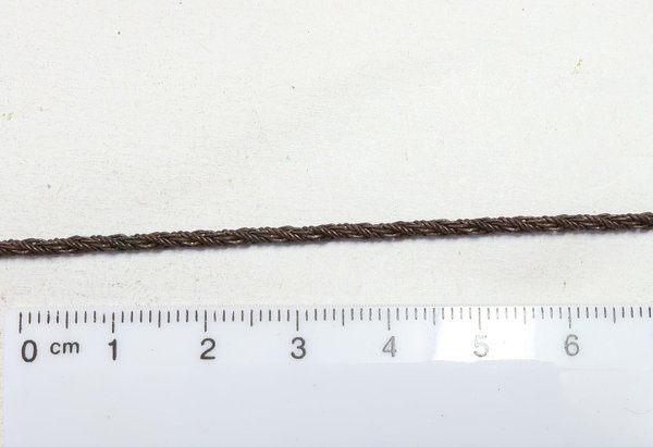 Tombak-Zopfkette (roh), 1,5 mm, 50 Meter